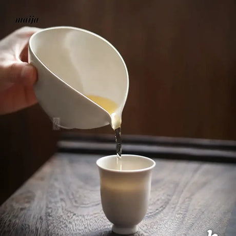 JOTO Japanese Grass Gray Fair Cup Kung Fu Tea Set from JOTO