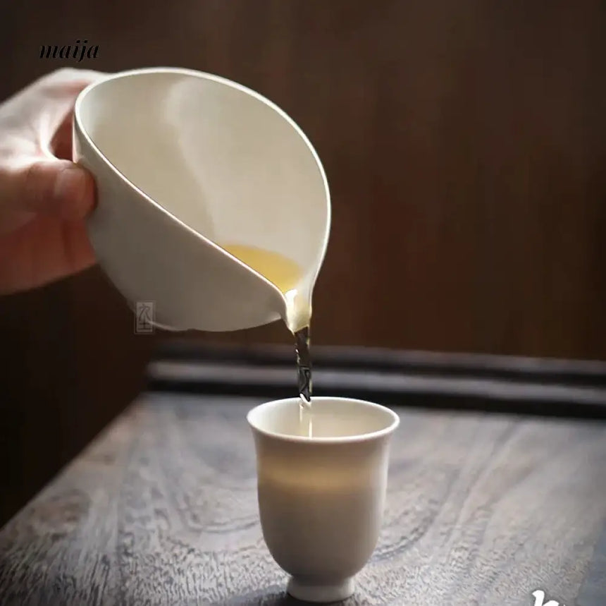 JOTO Japanese Grass Gray Fair Cup Kung Fu Tea Set from JOTO