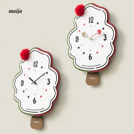 MANDELA Soft Serve Ice Cream Wall Clock from maija