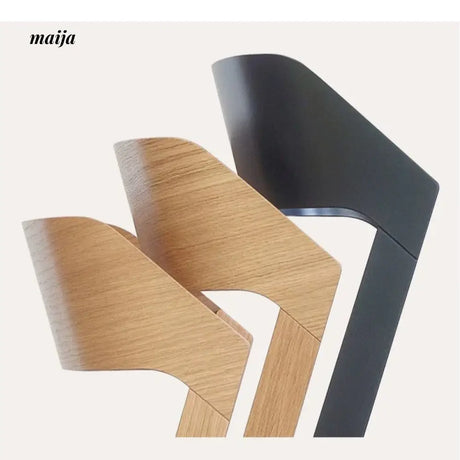 MIKA Short Armrest Solid Wood Dining Chair from MIKA