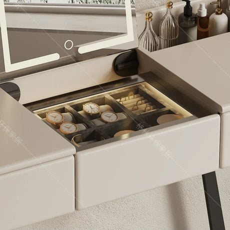 GEPH Grace Cream Modern Integrated Dressing Table from GEPH