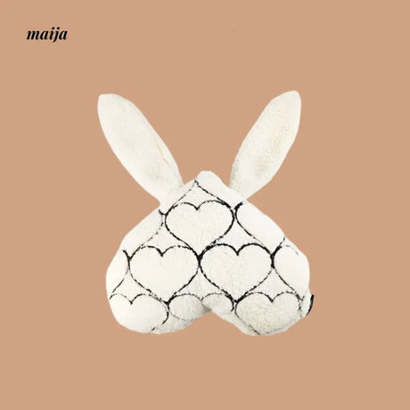 HOUSE OF YINN Heart Shaped Rabbit Pillow Cushion from MOSE