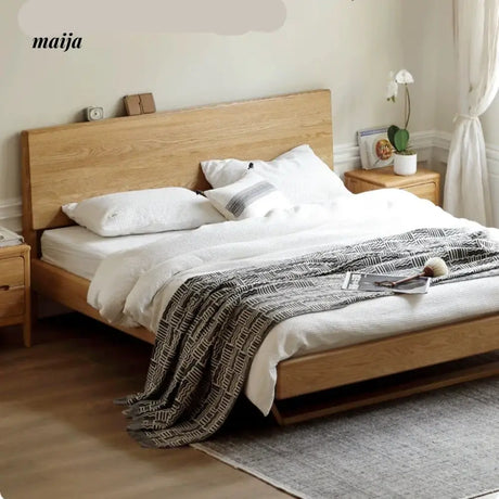 GENJI Flores Solid Wood Floating Bed from GENJI