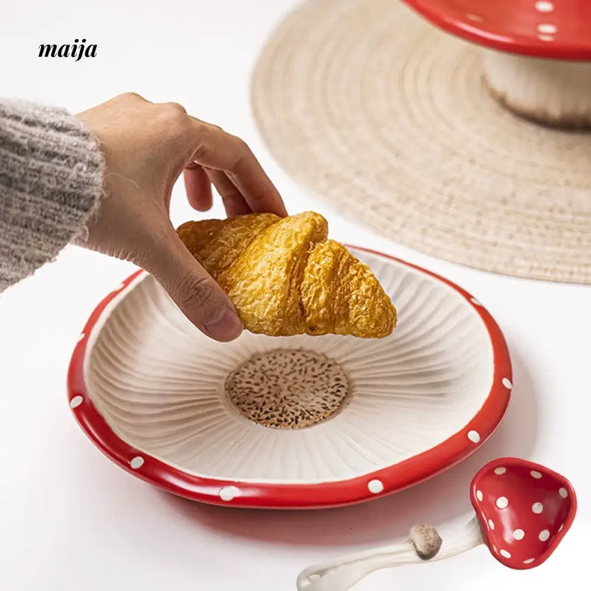 LIVETAI High Quality Mushroom Afternoon Tea Set from maija