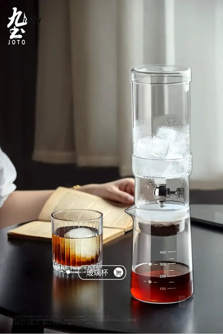 JOTO Ice Drop Coffee Pot Dripping Glass Coffee Set from JOTO