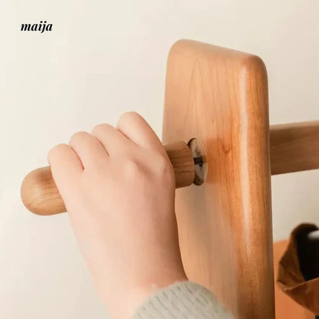 Anderson Cherry Wood Clothing Rack from maija