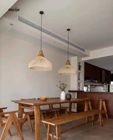 ZHONGSHAN Zen Rattan Chandelier for Restaurant from ZHONGSHAN