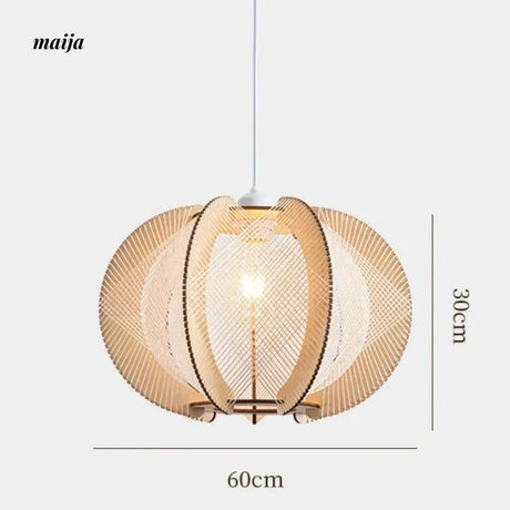 ZHONGSHAN Japanese Woven Retro Chandelier for Homestay from ZHONGSHAN
