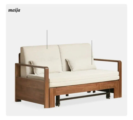 GENJI Leanna Solid Wood Sofa Bed from GENJI