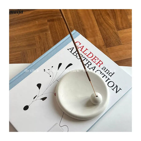CLICK White Ceramic Incense Tray Nordic Design from CLICK