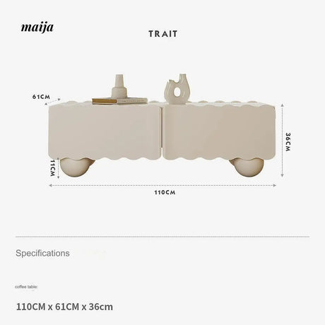 TIDELEADER Roaring Waves Coffee Table from TIDELEADER
