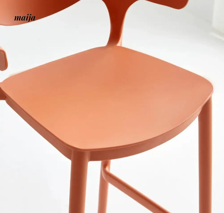 Lotus Plastic Bar Stool