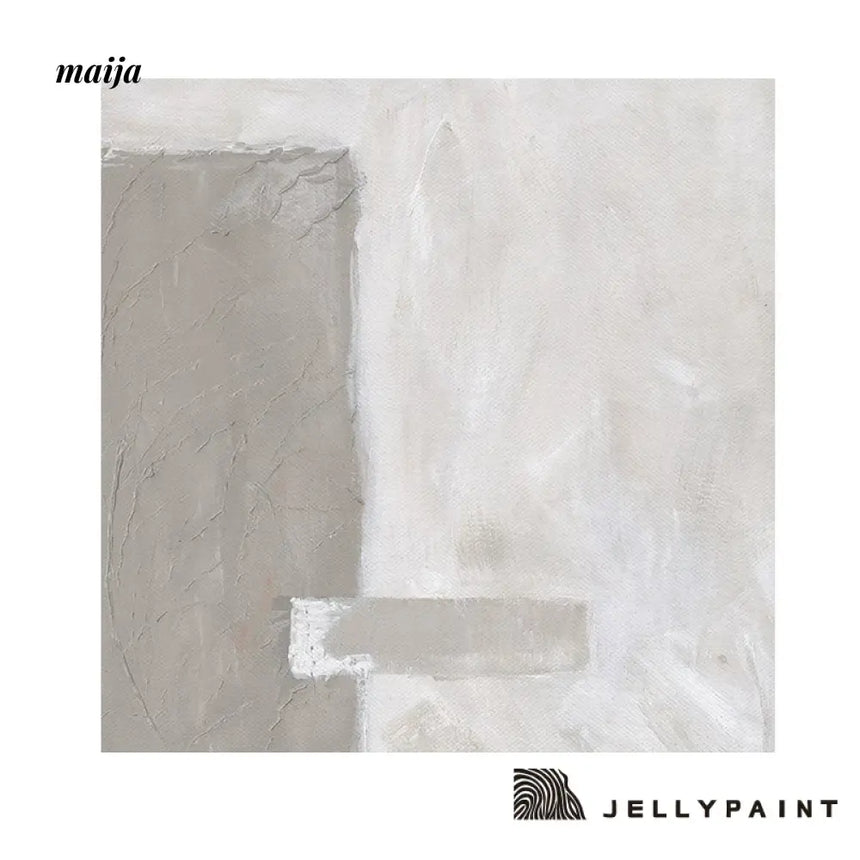 JELLYPAINT Hand-Painted Gray Style Oil Painting from JELLYPAINT