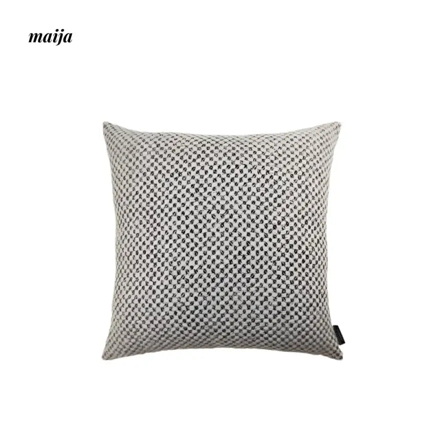 HOUSE OF YINN Luxury Polka Dot Wool Pillow Cushion from MOSE