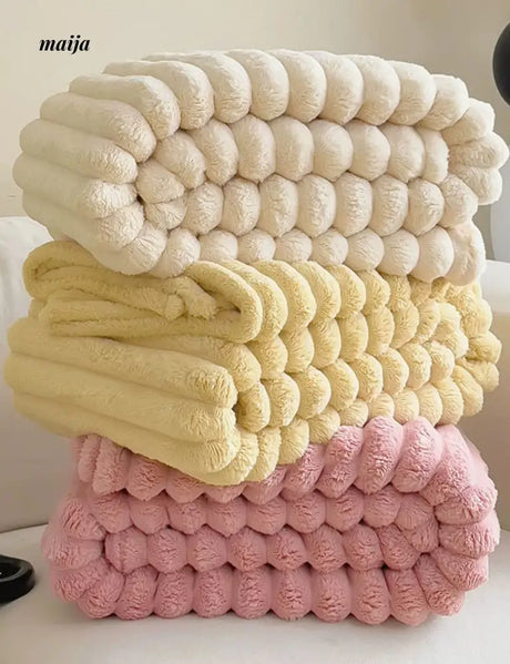 Rabbit Plush Blanket from maija