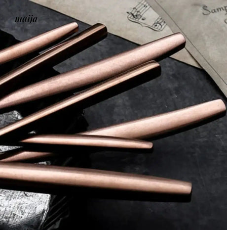 Bronze Steak Knife and Fork Set from maija