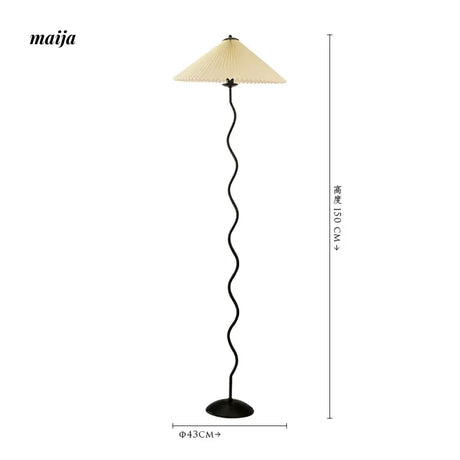 LYNN Minimalistic Umbrella Floor Lamp from Lynn's Lamp