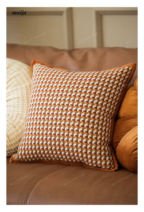 MISTYWOOD Retro Orange Pillow for Bed from MISTYWOOD