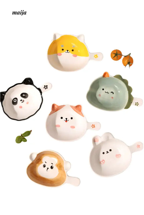 Cute Animal Small Sauce Plate from Kumagai Group