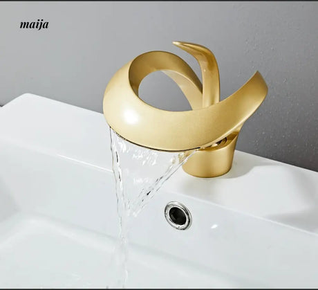 Crown Waterfall Basin Faucet from Kaiyashi