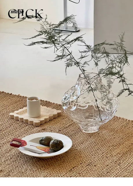 CLICK Glacier Glass Vase Large Space Decor from CLICK
