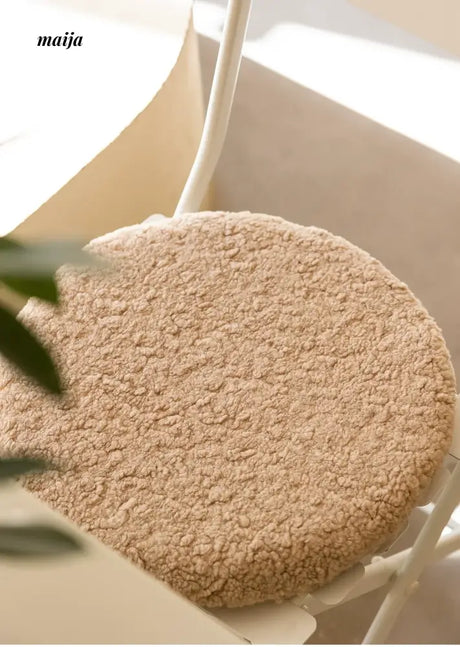 MISTYWOOD Round Plush Alpaca Pillow from MISTYWOOD