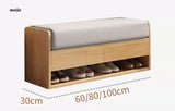 Finnley Solid Wood Shoe-Changing Stool from maija