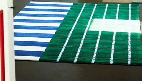 UNDERLAND Running Track Pattern Rug from UNDERLAND