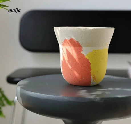 KERRY Handmade Abstract Colour Splash Flower Pot from maija