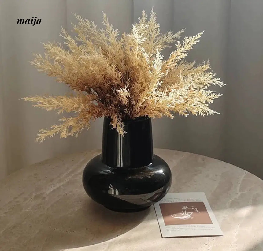 LIVETAI Nordic Round Belly Ceramic Vase from maija
