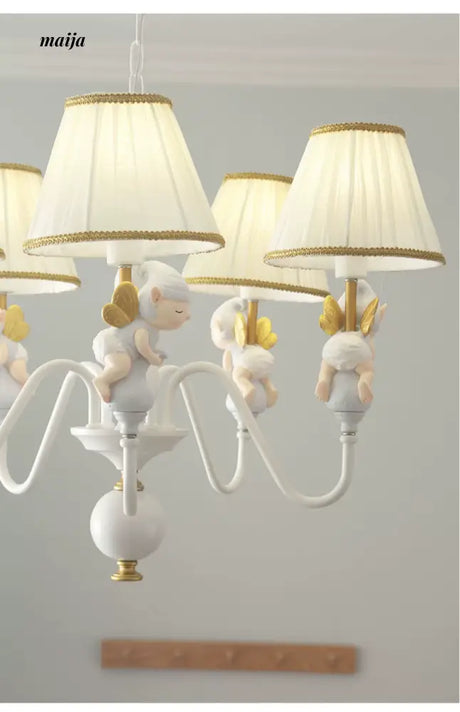 QXWD Butterfly Fairy Ceiling Lamp Children's Room from QXWD