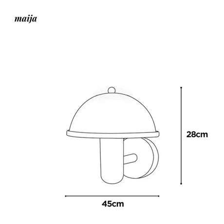 LIFEPOEM Mushroom Wall Lamp from LIFEPOEM