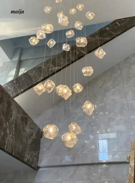 GVG Underwater Effects Staircase Chandelier from GVG