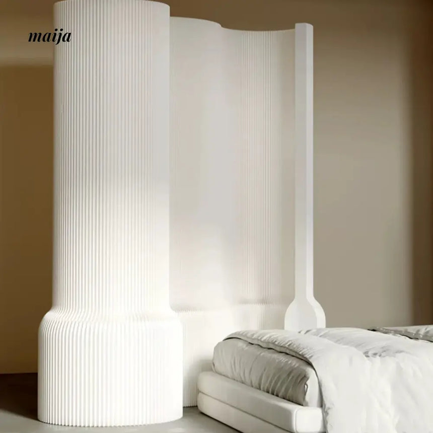 SHIBA Paper Flexible Partition Wall with Curve Ledge