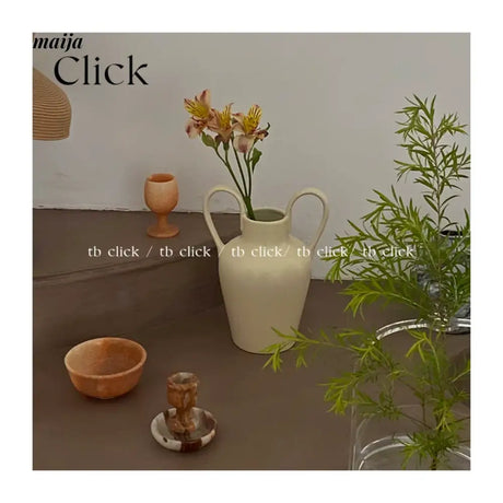 CLICK Cream Ceramic Jewelry French Style Retro Decor from CLICK