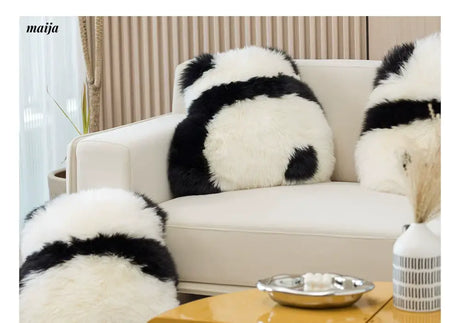 MISTYWOOD Cute Woolen Pillow Panda Design from MISTYWOOD