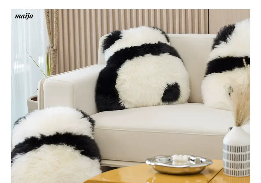 MISTYWOOD Cute Woolen Pillow Panda Design from MISTYWOOD