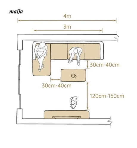 GENJI Malachi Square Modular Sofa from Genji Muyu