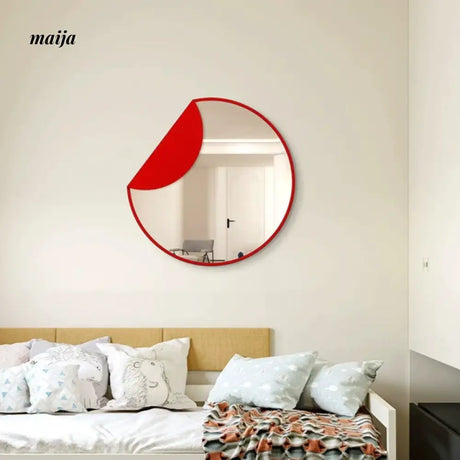 The Story Of Time Red Wall Mirror from maija