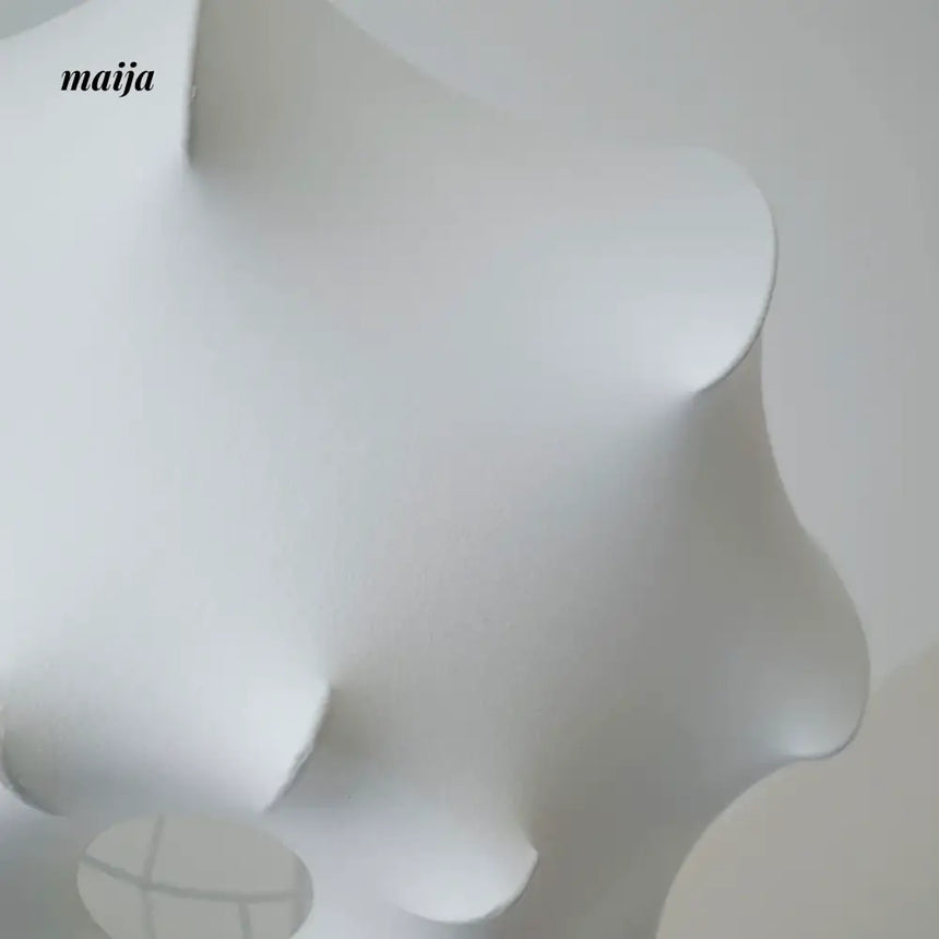 Gracie Cream Silk Ceiling Pendant Light from maija
