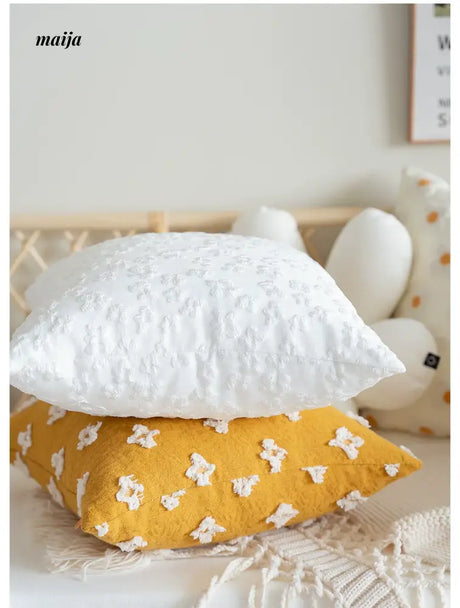 MISTYWOOD Daisy Sunflower Decorative Pillow from MISTYWOOD