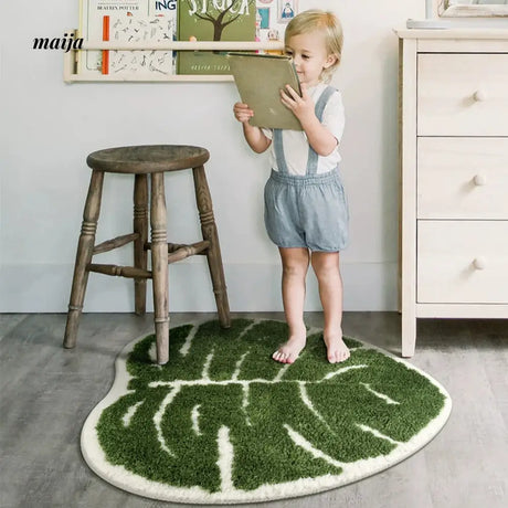 KENZAKI Leafy Washable Floor Mat from KENZAKI