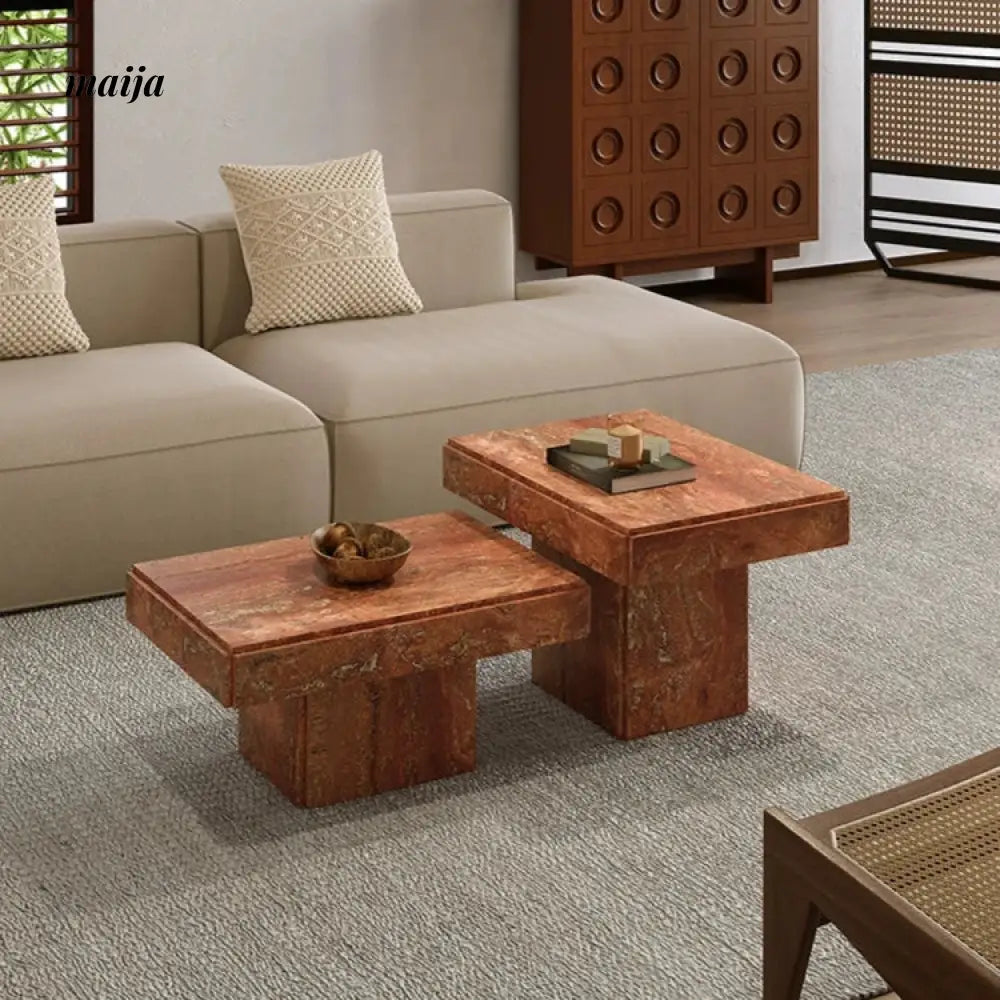 Sana Natural Travertine Coffee Table from maija