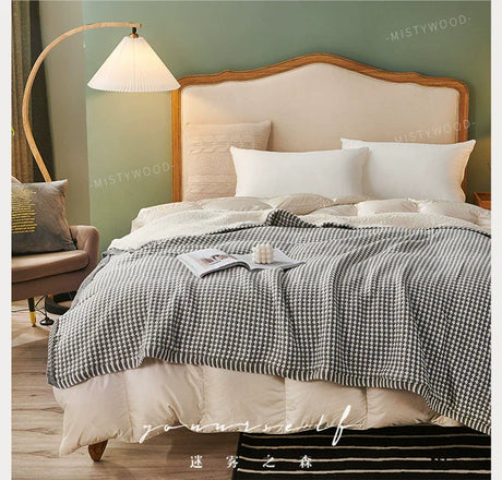 MISTYWOOD Orange Fleece Scandinavian Duvet from MISTYWOOD