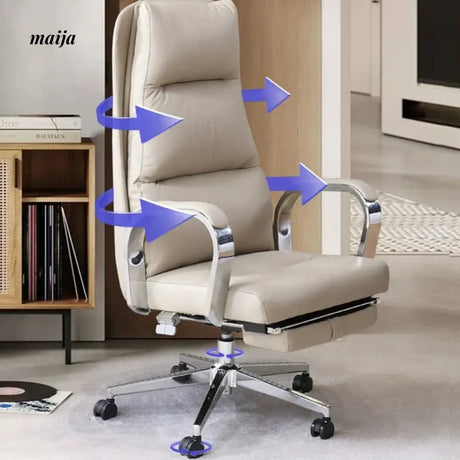 PINYI Robbie High Back Office Chair with Legrest from PINYI