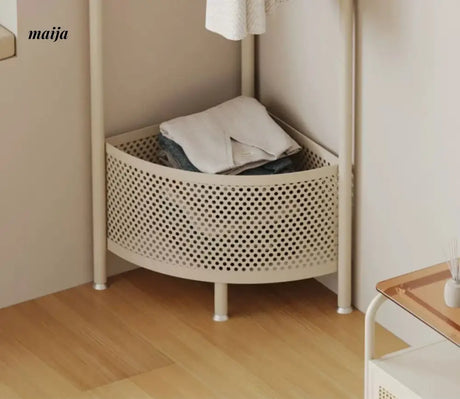 Miriam Coat Hanger with Basket from Kaiyashi