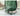 TODAYARTIST Thalia Geometric Green Glass Vase for Nordic Spaces from TODAYARTIST