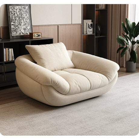 DIPU Serena Cream Minimalist Leisure Sofa from DIPU