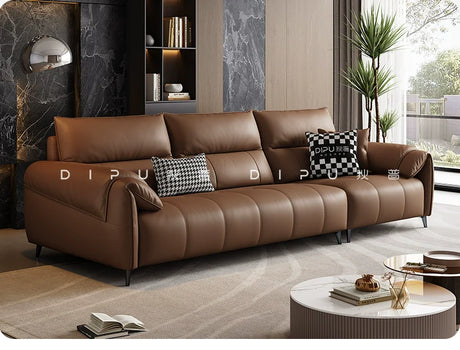 DIPU Dexter Italian Yellow Cowhide Sofa from DIPU