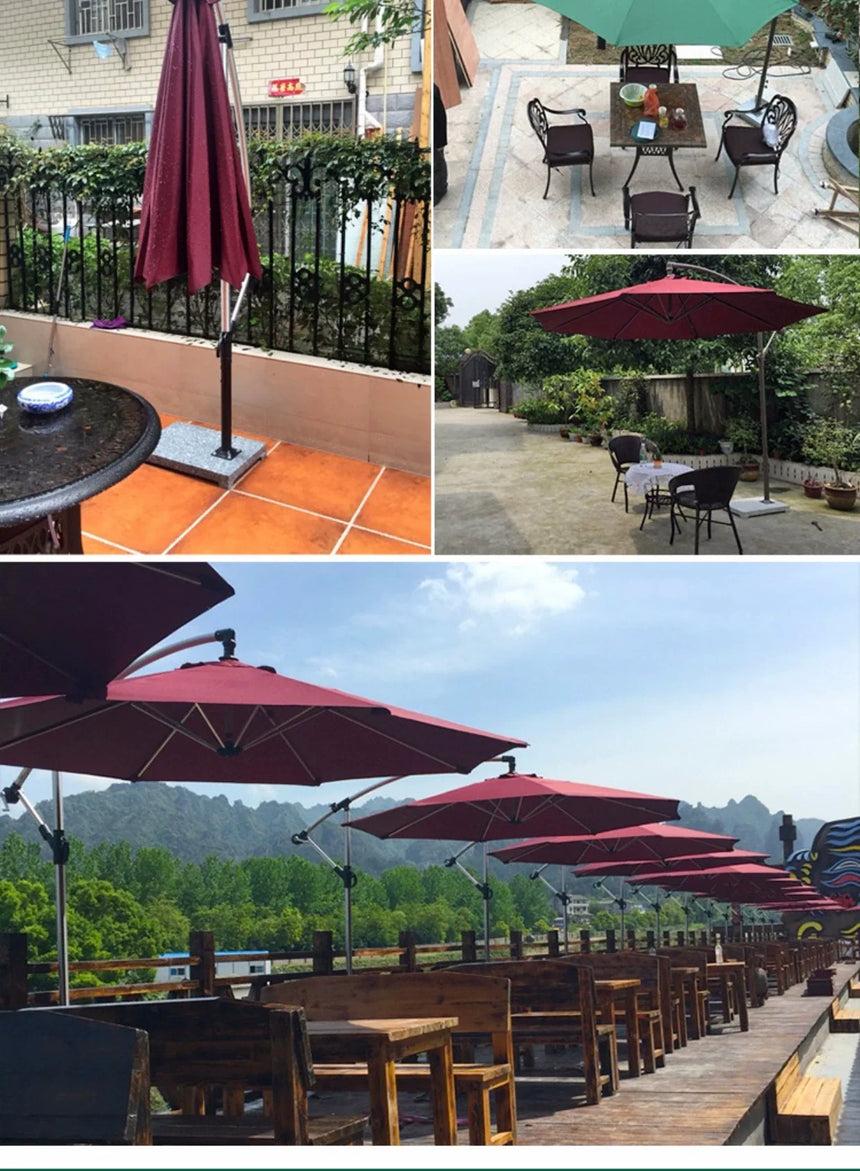 MOJIA Orion Large Banana Umbrella for Ultimate Sun & Rain Protection from MOJIA